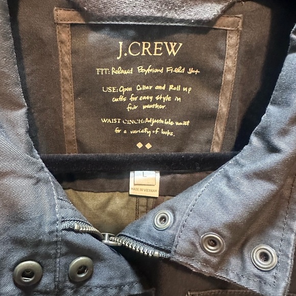 J Crew green army jacket, Utility Jacket with Structured. - Picture 4 of 7